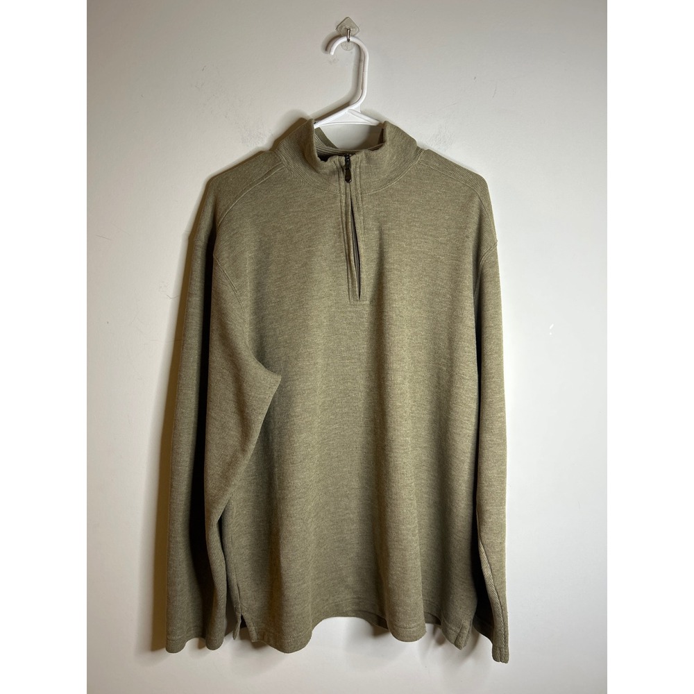 Joseph Abboud Green Quarter Zip Pullover Mens Large
